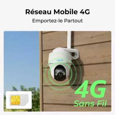 Caméra extérieure REOLINK G430 Blanche - Vision nocturne et résistante