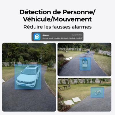 Caméra extérieure REOLINK W330 Blanc - Surveillance haute qualité