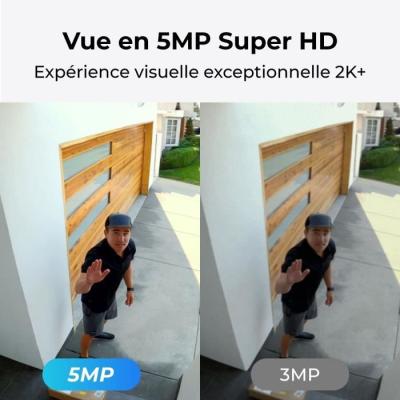Caméra extérieure Reolink G430 avec panneau solaire - Blanc