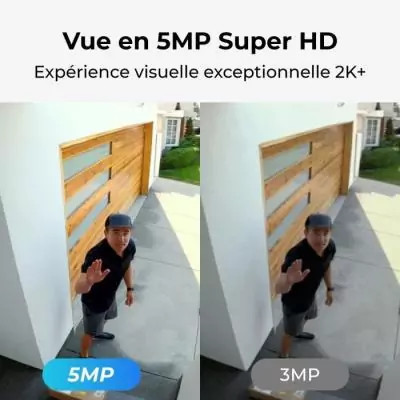 Caméra extérieure Reolink G430 avec panneau solaire - Blanc