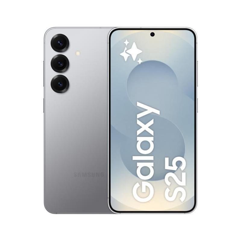Samsung Galaxy S25 AI Smartphone 128 Go Gris - Compact et performant