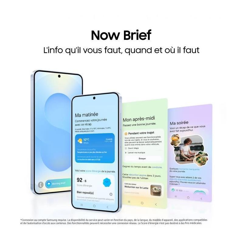 Samsung Galaxy S25 AI Smartphone 128 Go Gris - Compact et performant