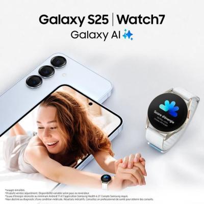 Samsung Galaxy S25 AI Smartphone 512 Go Vert d'eau - Plus responsable et facilement réparable