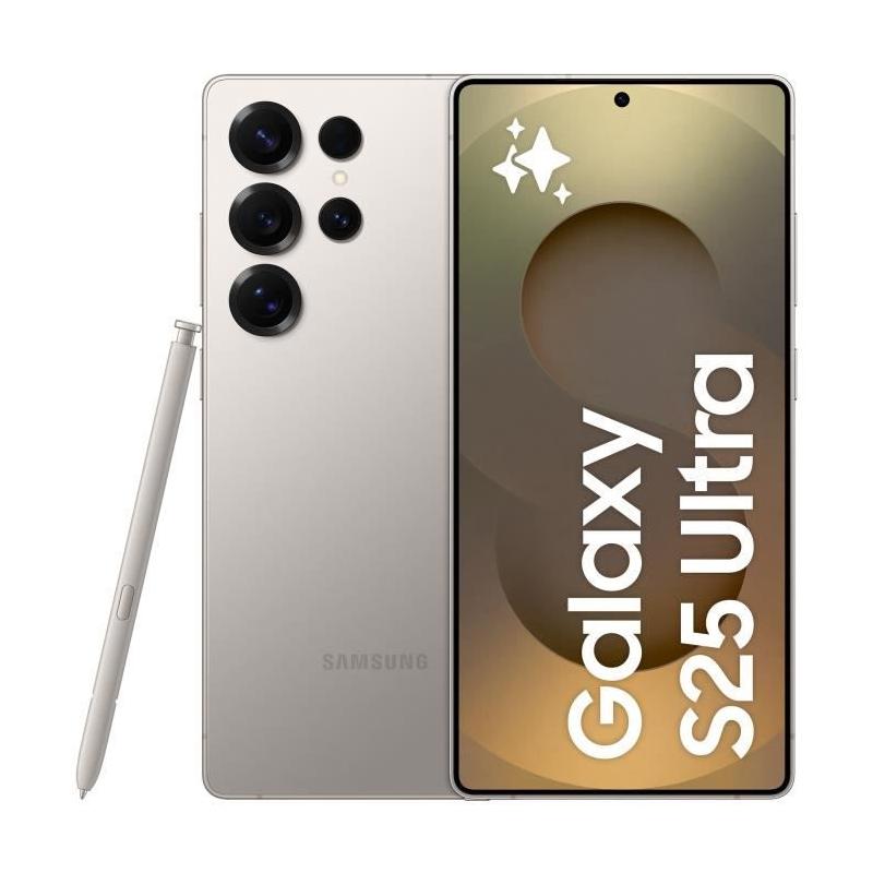 Smartphone SAMSUNG Galaxy S25 Ultra AI 512Go Gris Titane
