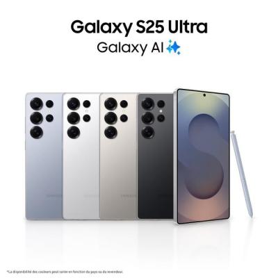 Smartphone SAMSUNG Galaxy S25 Ultra AI 512 Go Argent Titane