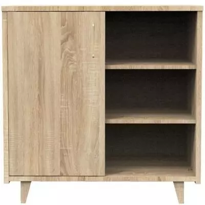 Chambre duo bébé Sauthon - Sam Chêne doré - Lit 120 x 60 cm et commode à langer