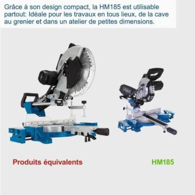 Scie à onglet radiale SCHEPPACH HM 185 - Précision et puissance