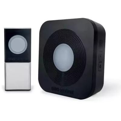 Carillon sans fil - 200m de portée - SimplyBell - Noir