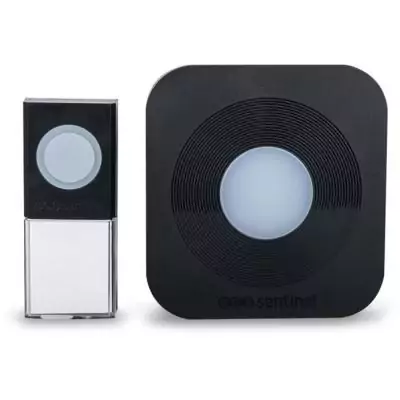 Carillon sans fil - 200m de portée - SimplyBell - Noir