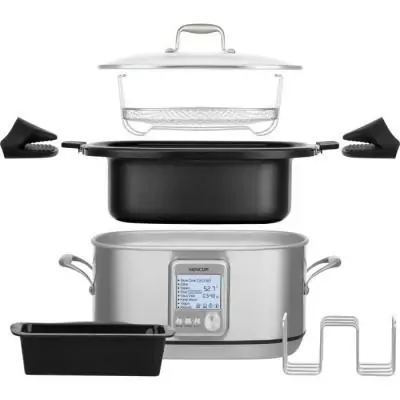 Mijoteuse SENCOR SPR 7200SS - Puissante et spacieuse - Argent