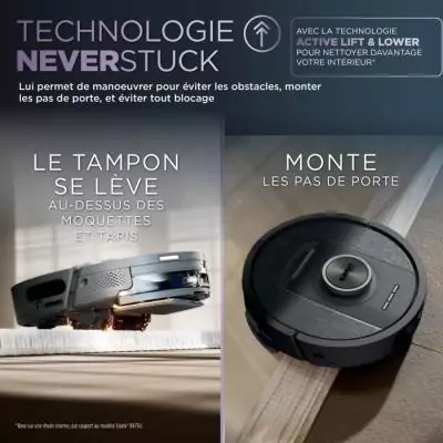 Aspirateur Robot et Laveur SHARK PowerDetect NeverTouch Autovidant - Plus responsable & facilement réparable