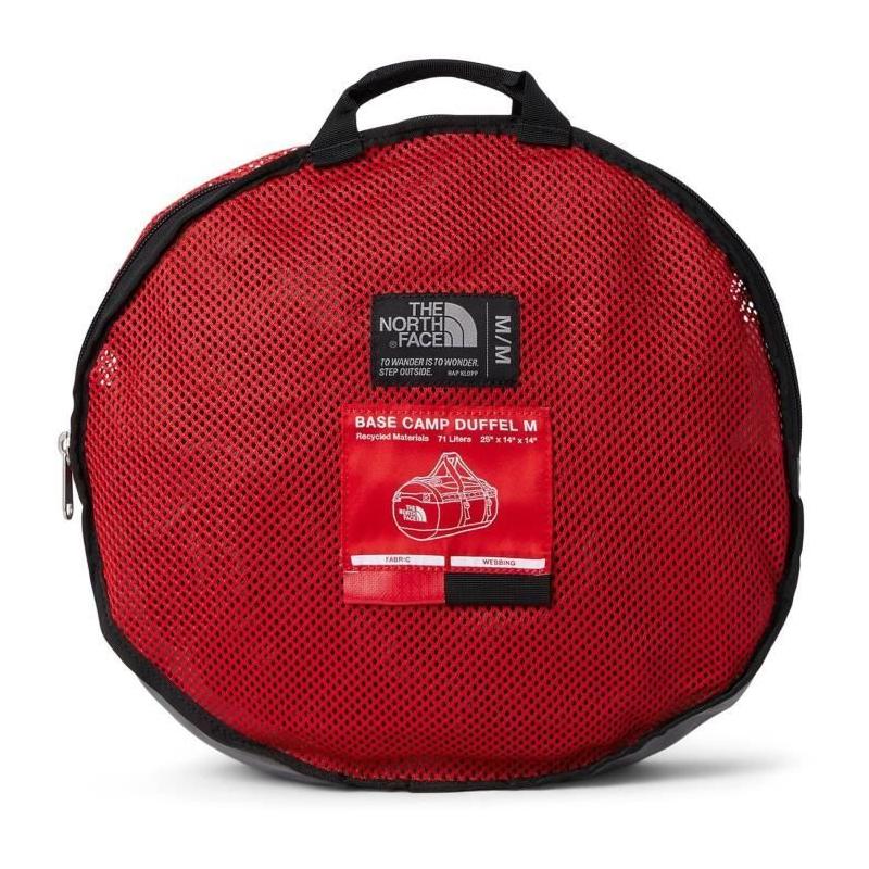 Sac de sport The North Face Base Camp Duffel M - Rouge/Noir - 71 L