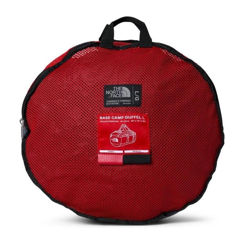 Sac de sport THE NORTH FACE - Base Camp Duffel L - Rouge/Noir - 95 L