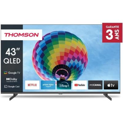 TV QLED 43" Thomson 43QG4S14 - 4K HDR 10 Google TV