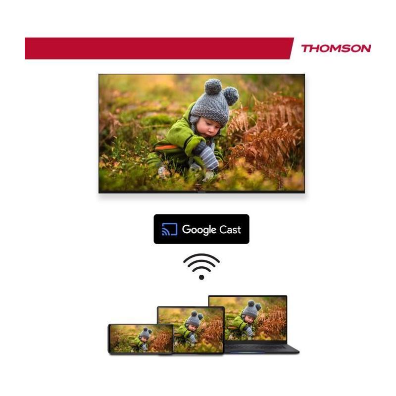 TV QLED 43" Thomson 43QG4S14 - 4K HDR 10 Google TV
