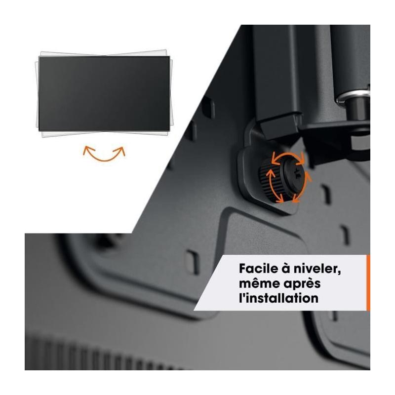 Support mural TV Vogel's TVM 1443 Full-Motion+ Medium, 2 bras, 32-65