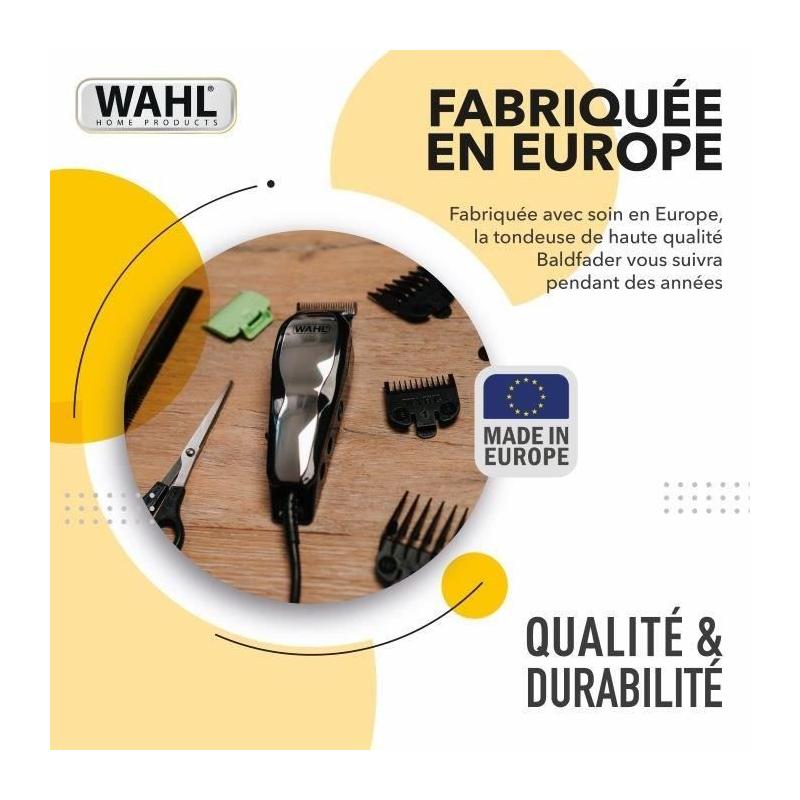Tondeuse cheveux Wahl Baldfader - Précision et performance