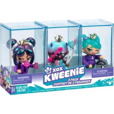 Pack de poupées XOX KWEENIE - Série Fearless - 3 poupées - Finitions uniques