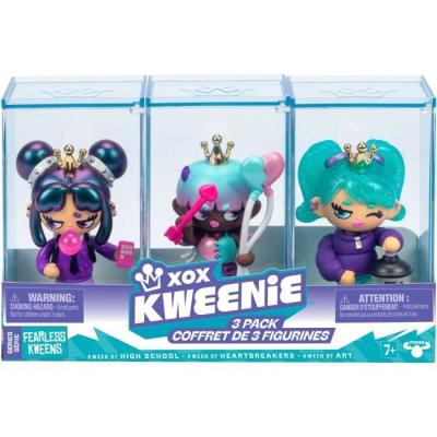Pack de poupées XOX KWEENIE - Série Fearless - 3 poupées - Finitions uniques