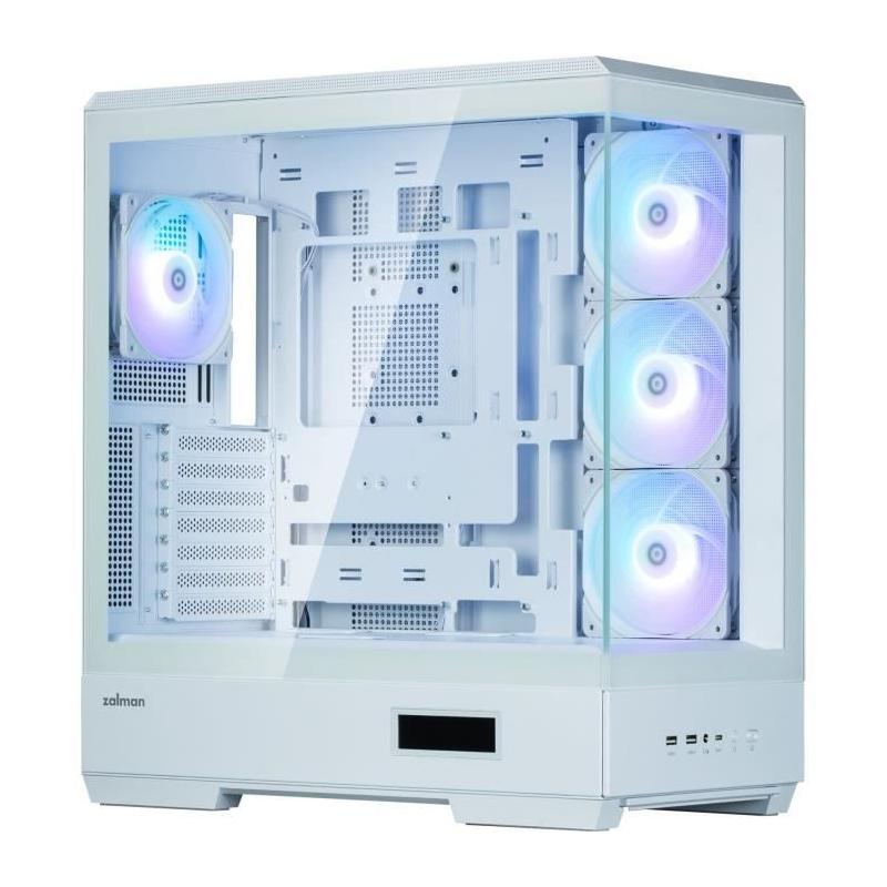 Boîtier PC ZALMAN P50 DS Blanc - Moyen tour A-RGB