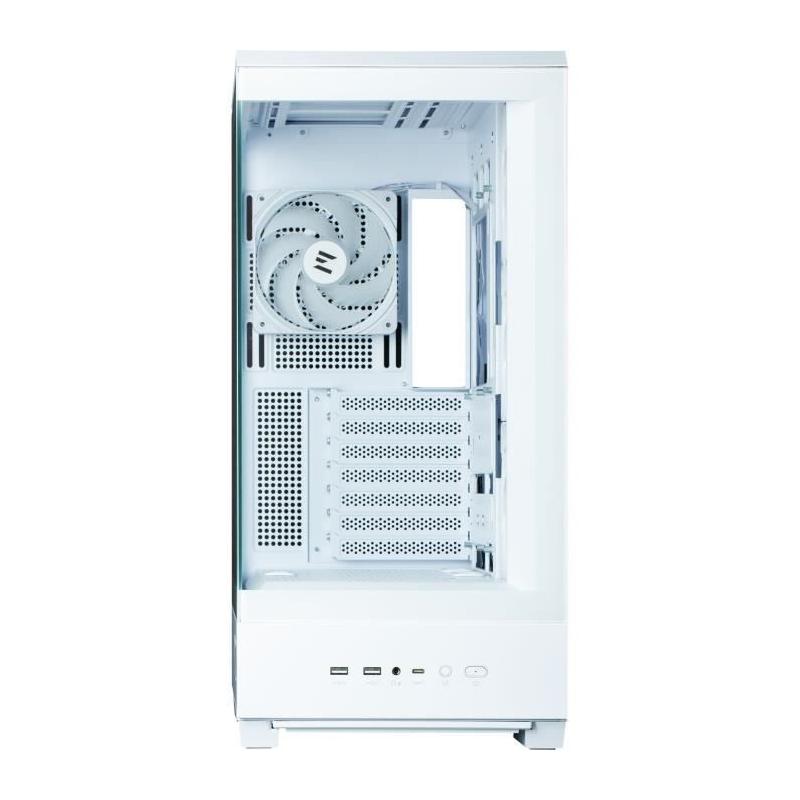 Boîtier PC ZALMAN P50 DS Blanc - Moyen tour A-RGB
