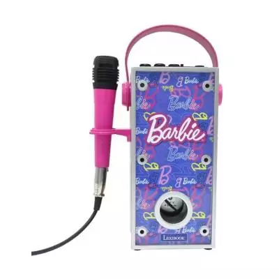 Enceinte Bluetooth Barbie lumineuse - Taille compacte 
