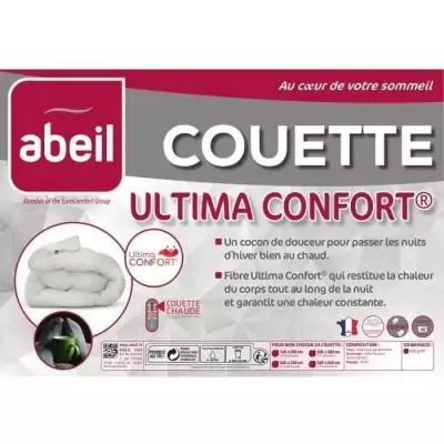 Couette chaude Ultima Confort 450 - 140 x 200 cm Couette chaude Ultima Confort 450 - 140 x 200 cm