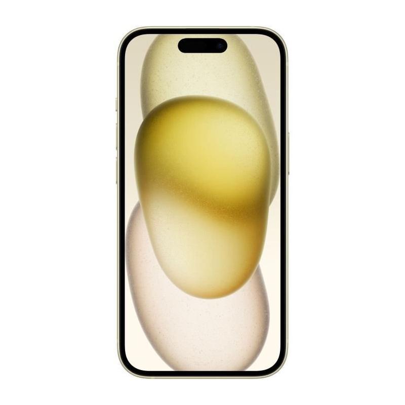 iPhone 15 256GB Jaune - Smartphone compact et puissant