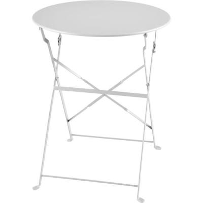 Ensemble repas de jardin pliant - 2 chaises - Gris