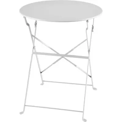 Ensemble repas de jardin pliant - 2 chaises - Gris