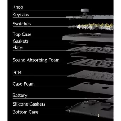 Clavier mécanique gamer - Switch mécanique Banana - KEYCHRON Q3 Pro SE - ANSI - Rétroéclairage RGB