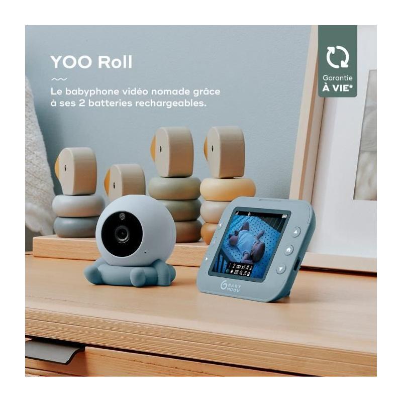 Babyphone vidéo YOO ROLL de Babymoov - Compact et pratique