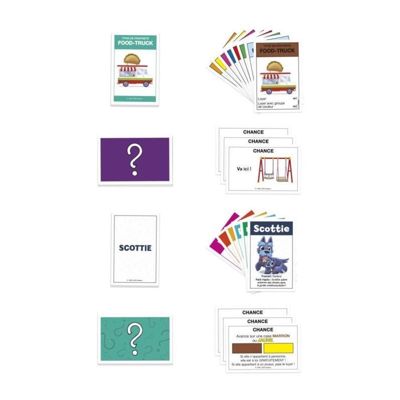 Monopoly Junior 2 en 1 - Jeu de société enfant compact