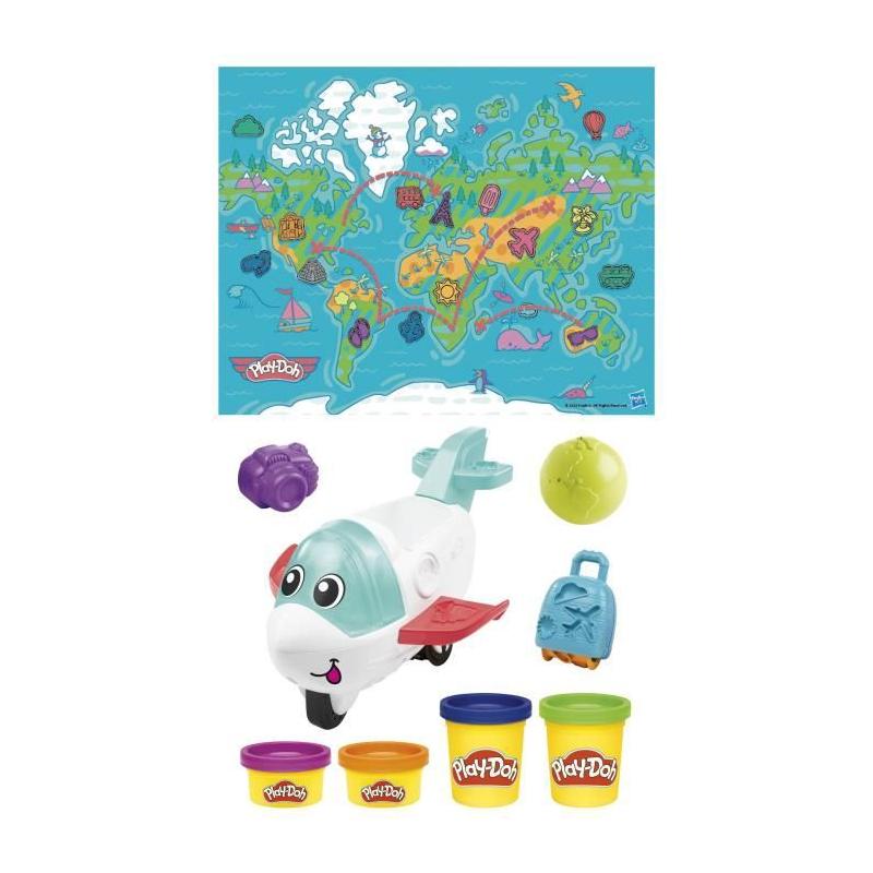 Découvre le Play-Doh Avion des Découvertes - 4 Pots de Pâte