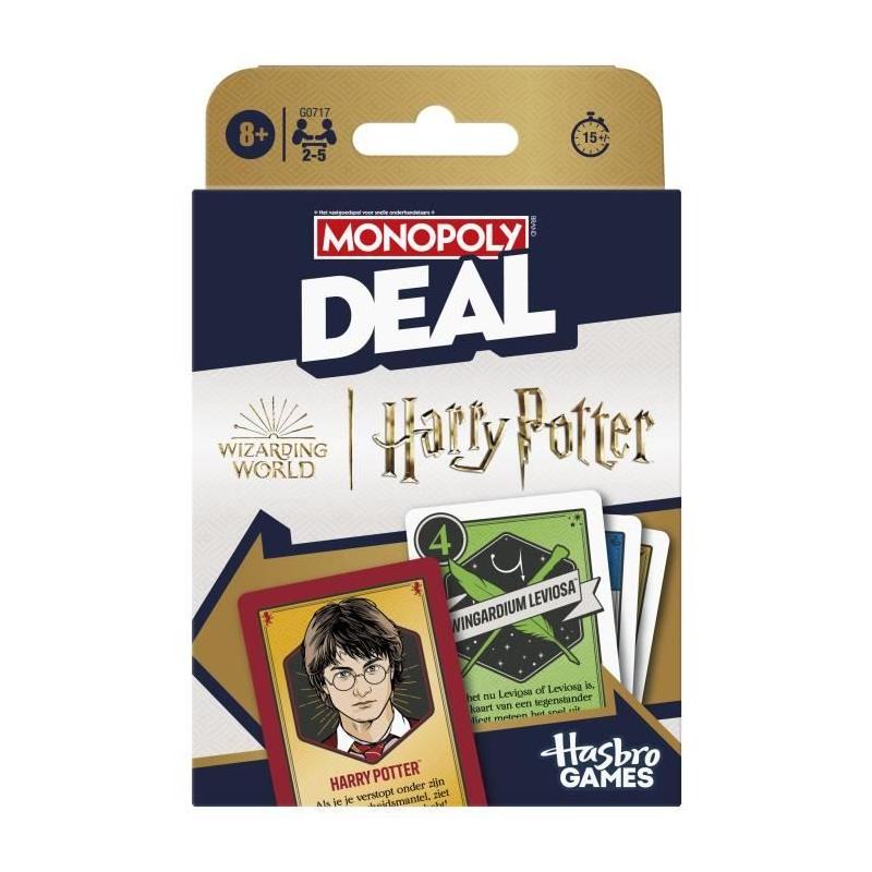 Amusez-vous avec Monopoly Deal Harry Potter, un jeu de société palpitant!