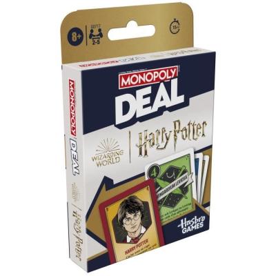 Amusez-vous avec Monopoly Deal Harry Potter, un jeu de société palpitant!