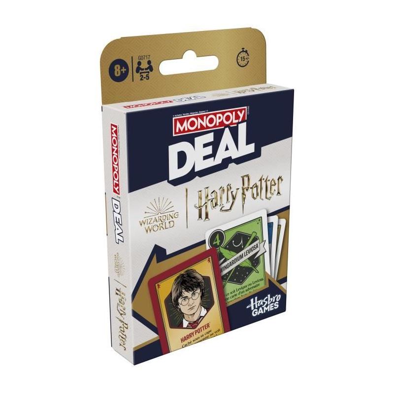 Amusez-vous avec Monopoly Deal Harry Potter, un jeu de société palpitant!