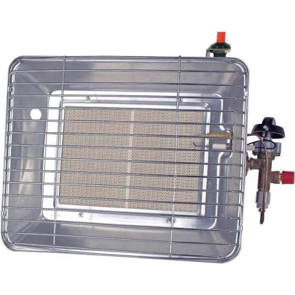 Chauffage mobile infrarouge - ROTHENBERGER - Brasero Piezo - Gaz propane - Gris