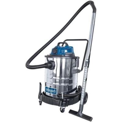 Aspirateur eau et poussière Scheppach ASP50-ES 1400W - Cuve inox 50L