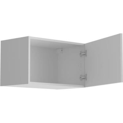 Meuble haut court 1 porte OSLO Blanc - Cuisine Moderne 