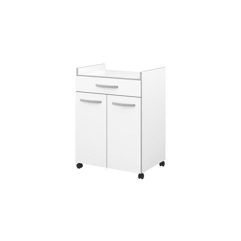 Desserte cuisine L 60cm blanc mat - OSLO: Made in France, plus responsable