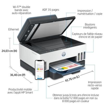 Imprimante tout-en-un HP Smart Tank 7306: Impression couleur sans tracas
