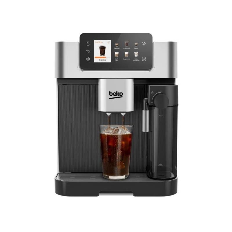 Machine à café performante BEKO CEG7348X - 1350W - Noir / Silver