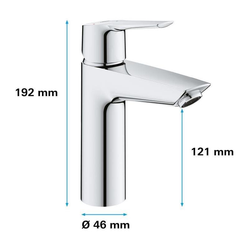 Robinetterie de salle de bain GROHE - Mitigeur monocommande économie d'eau
