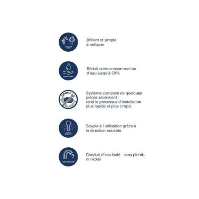 Robinetterie de salle de bain GROHE - Mitigeur monocommande économie d'eau