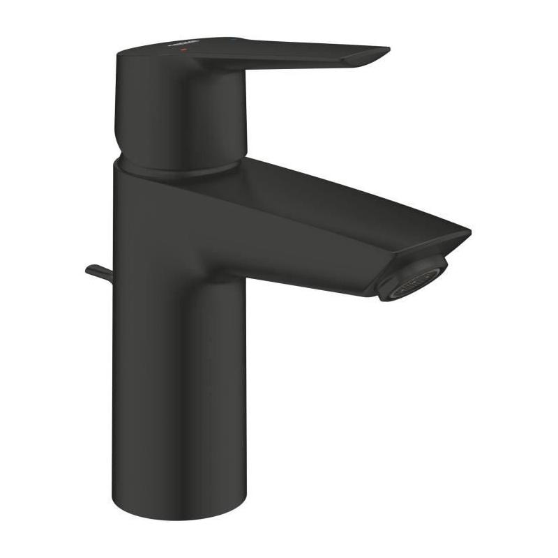 Mitigeur lavabo monocommande GROHE Start Noir mat - Taille S - Économie d'eau