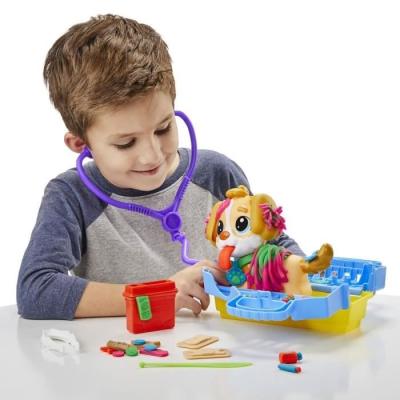 Jeu Play-Doh Le cabinet vétérinaire avec chien