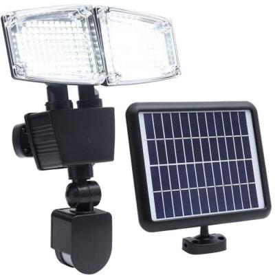 Projecteur solaire 2 têtes LED Douglas avec détecteur de mouvement - LUMI JARDIN