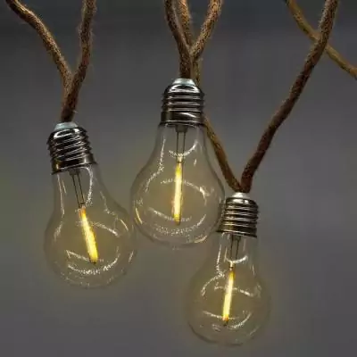 Guirlande Lumineuse Extérieur - LUMISKY - FANTASY CORD - 7.70 m - LED Blanc Chaud