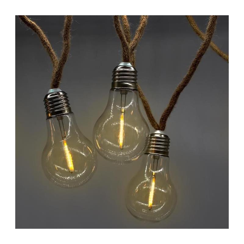 Guirlande Lumineuse Extérieur - LUMISKY - FANTASY CORD - 7.70 m - LED Blanc Chaud